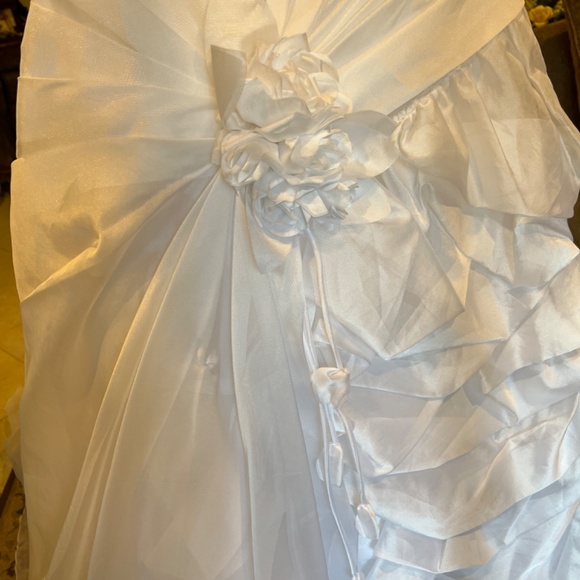 Astonishing wedding dress! Size 12 - Demetrios - Picture 4 of 14